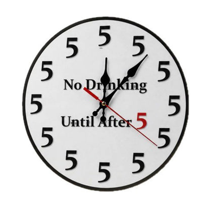 Novelty Wall Clock for Party Decor Decoration
