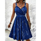 Women's Elegant Flowy V-Neck Dress