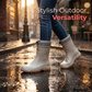 Unisex Mid-Calf Waterproof Rain Boots