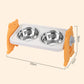 Adjustable Height Ergonomic Elevated Pet Bowl