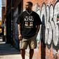 Men Plus Size Chess Slogan Print T-Shirt Casual Short Sleeve Tee