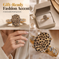 Vintage Leopard Print Oval Ring