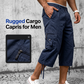 Men's Multi-Pocket Capri Pants