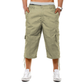 Men's Multi-Pocket Capri Pants