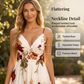 Women's Printed Spaghetti Strap Maxi Dress