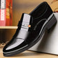 Men's Formal Leather Shoes with Pointed Toe, Comfortable and Slip-Resistant