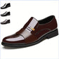 Men's Formal Leather Shoes with Pointed Toe, Comfortable and Slip-Resistant