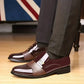 Men's Formal Leather Shoes with Pointed Toe, Comfortable and Slip-Resistant