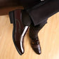 Men's Formal Leather Shoes with Pointed Toe, Comfortable and Slip-Resistant