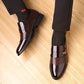 Men's Formal Leather Shoes with Pointed Toe, Comfortable and Slip-Resistant