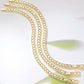 Women's Elegant Gold Color Chain Bracelet