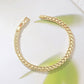 Women's Elegant Gold Color Chain Bracelet