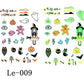 Luminous Halloween Temporary Tattoos for Kids Cartoon Waterproof Glowing Stickers