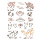 Luminous Halloween Temporary Tattoos for Kids Cartoon Waterproof Glowing Stickers