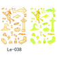 Luminous Halloween Temporary Tattoos for Kids Cartoon Waterproof Glowing Stickers
