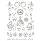 Luminous Halloween Temporary Tattoos for Kids Cartoon Waterproof Glowing Stickers