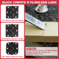 Adjustable Door Hinge Mortise Jig Kit