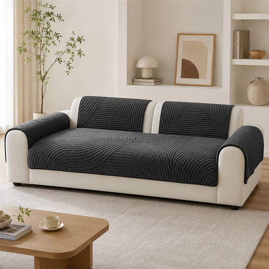 🎉 2026 Sale — Over 33100 Sold! 📢Cotton Velvet Thermal Sofa Cushion Cover｜Non-Slip Plush Pet-Friendly Couch Protector ✨