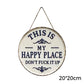Retro Garden Decorative Metal Tin Sign