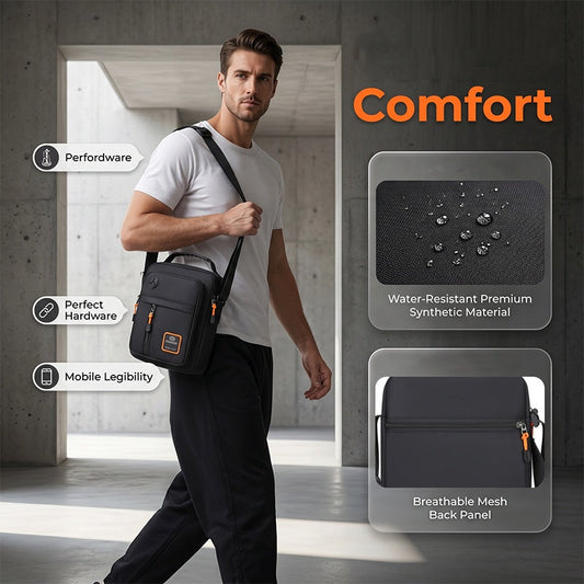 Men's Lightweight Oxford Shoulder Bag