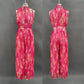 Flowing Pleated Jumpsuit