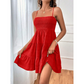 Women's Sleeveless Smocked Mini Dress