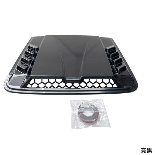 2026 New Black Universal Large Hood Vents - Car Engine Hood Air Vent Scoop for Chevy Silverado, Colorado, Ford F-150/F-250/F-350, Dodge Ram 1500/2500/3500 (Automotive Exterior Decoration Accessory)