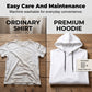 Athletic Men's Hooded Short Sleeve T-Shirt Breathable Polyester Gym Running Top