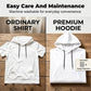 Athletic Men's Hooded Short Sleeve T-Shirt Breathable Polyester Gym Running Top