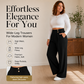 Women's Elegant High Waist Wide Leg Pants