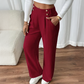 Women's Elegant High Waist Wide Leg Pants