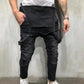Men's Denim Overalls Distressed Ripped Bib Jumpsuits