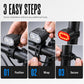 USB Rechargeable Bike Light Set