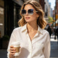 Statement Rimless Sunglasses