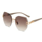 Statement Rimless Sunglasses