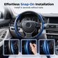 Segmented Carbon Fiber Steering Wheel Cover