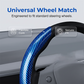 Segmented Carbon Fiber Steering Wheel Cover