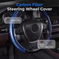 Segmented Carbon Fiber Steering Wheel Cover