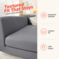 Universal Stretch Jacquard Sofa Slipcover