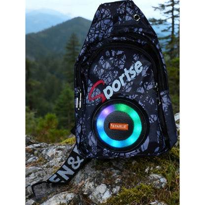Portable Bluetooth Speaker Bag with LED Lights
