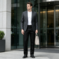 Men's Slim-Fit Casual Pants with Elastic Waist