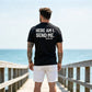 Men's Casual Slogan Print T-Shirt