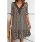 Women’s V-Neck Flowy Mini Dress