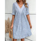 Women’s V-Neck Flowy Mini Dress