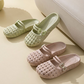 Women's Closed Toe Hollow Out Breathable Slippers