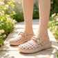 Women's Closed Toe Hollow Out Breathable Slippers
