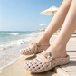 Women's Closed Toe Hollow Out Breathable Slippers