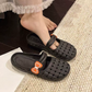 Women's Closed Toe Hollow Out Breathable Slippers