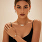 Elegant Rhinestone Jewelry 4-Piece Set