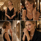 Elegant Rhinestone Jewelry 4-Piece Set